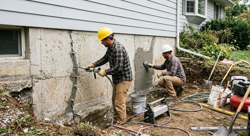 Basement Foundation Repair in Fremont, NE