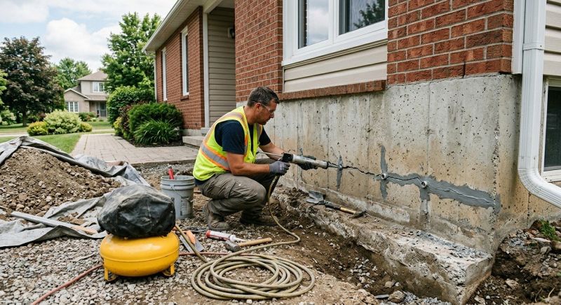 Basement Foundation Repair in Waterloo, NE