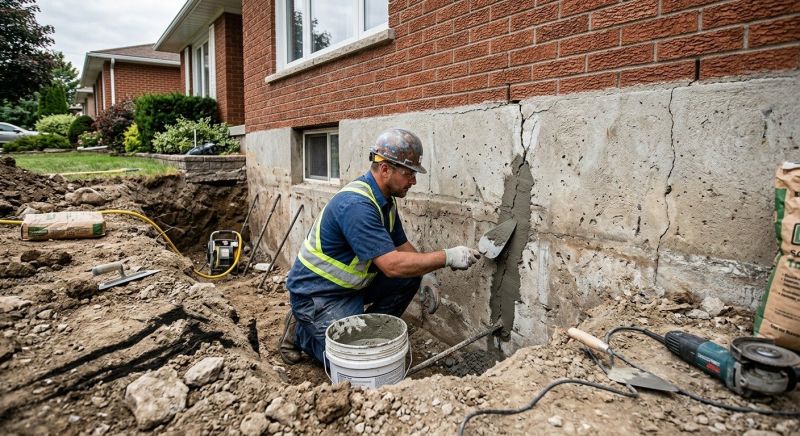 Basement Foundation Repair in Waterloo, NE