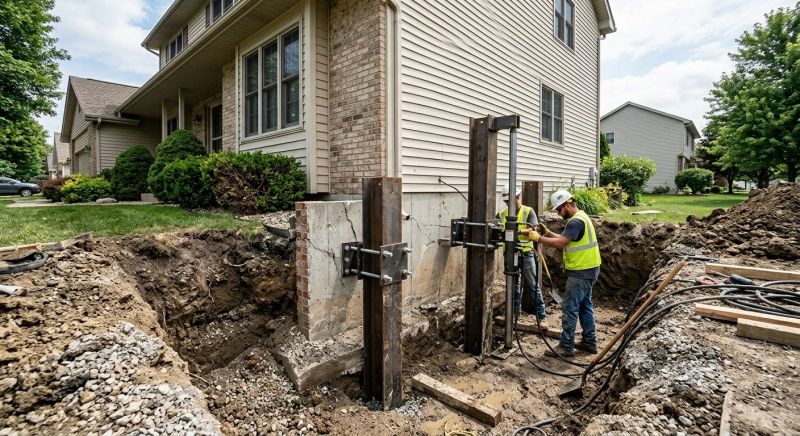 Basement Underpinning in Fremont, NE
