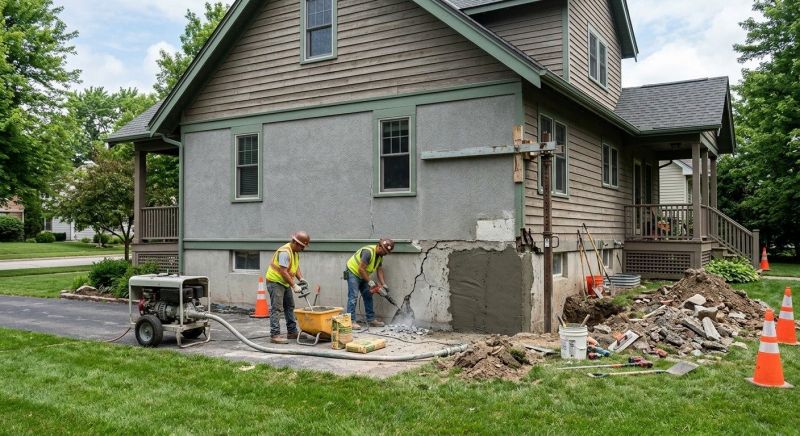 Building Foundation Repair in Herman, NE