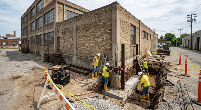 Building Foundation Repair in Memphis, NE