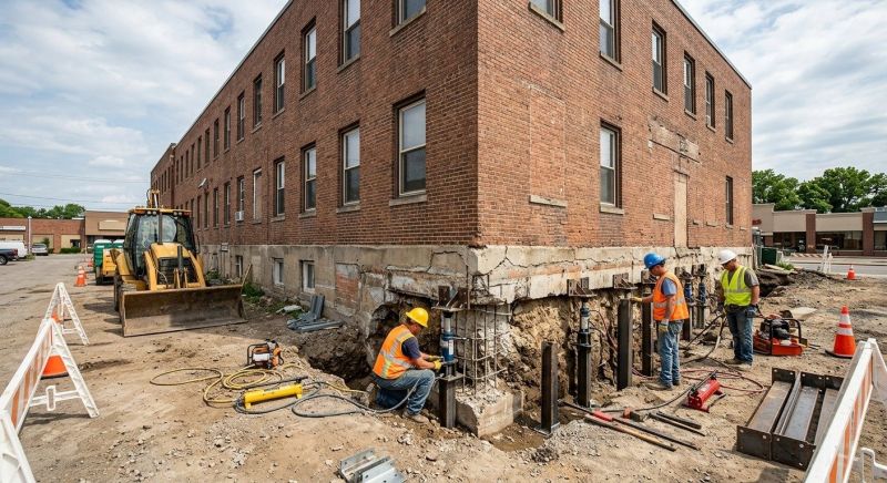 Commercial Foundation Repair in Fremont, NE