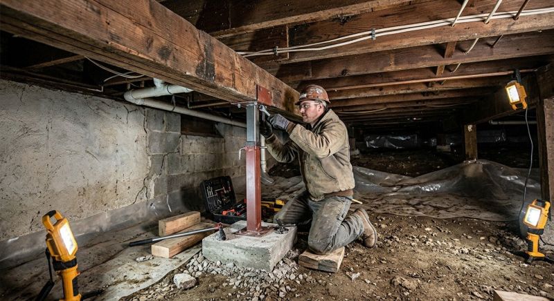 Crawlspace Foundation Repair in Memphis, NE