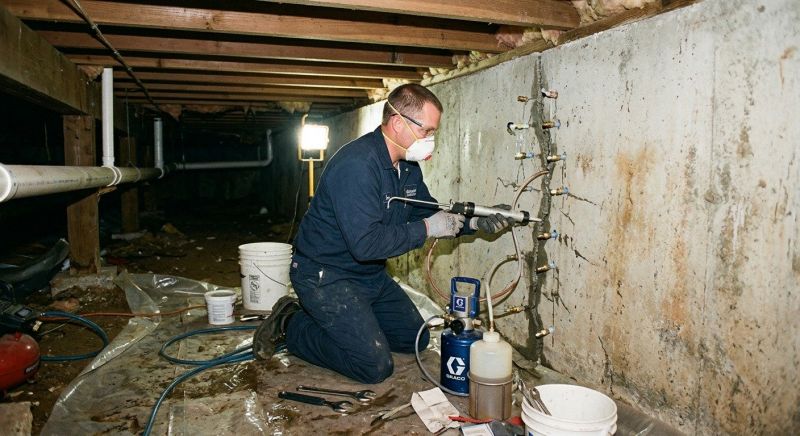 Crawlspace Foundation Repair in Waterloo, NE
