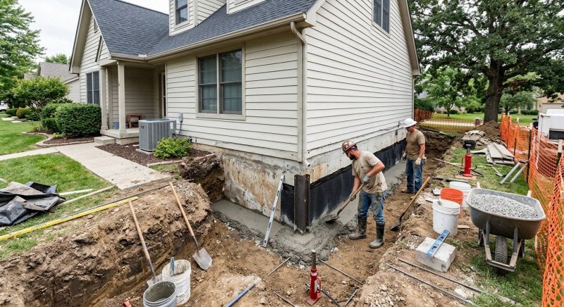 Exterior Foundation Repair in Fremont, NE