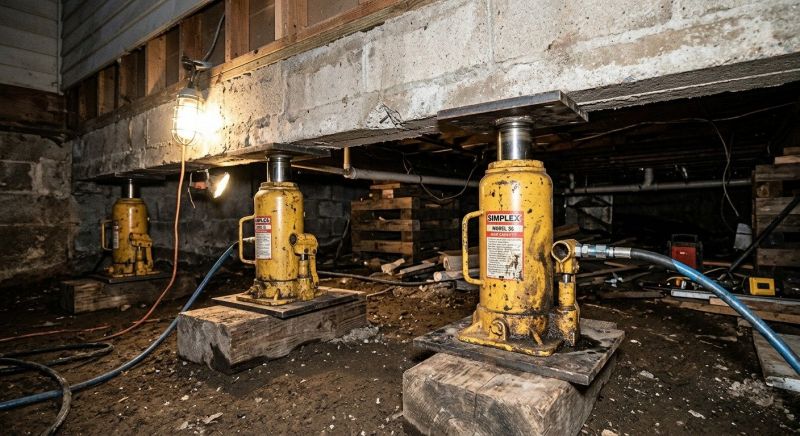 Foundation Jacking in Bennington, NE