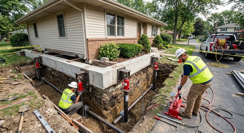 Foundation Jacking in Blair, NE