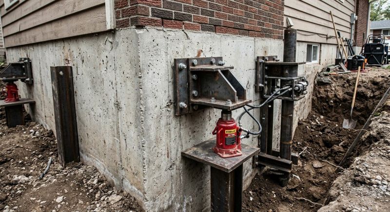 Foundation Pier Leveling in Fremont, NE