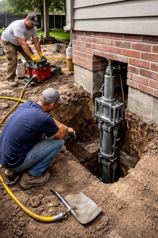 Foundation Pier Repair in Fremont, NE