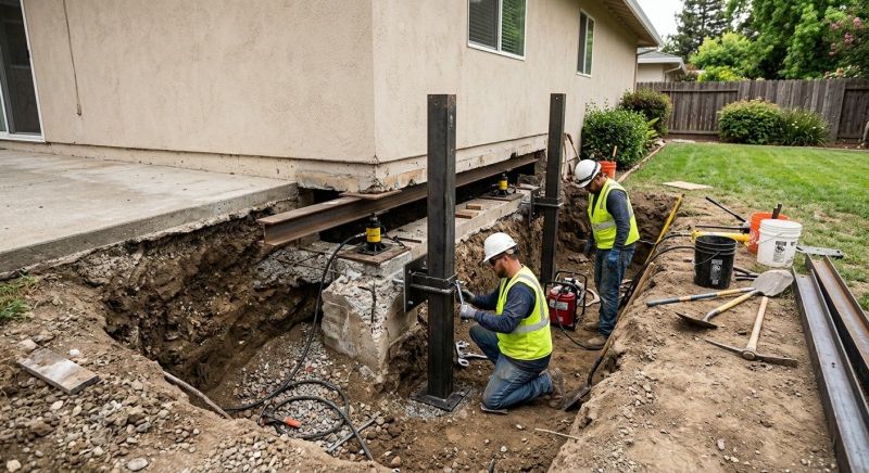 Foundation Pier Repair in Fremont, NE
