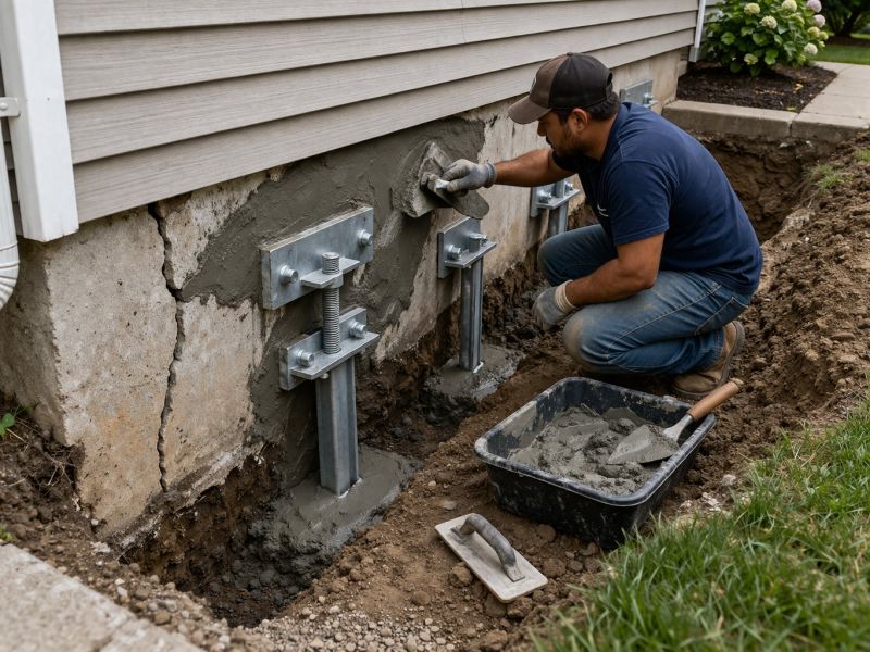 Foundation Pier Repair in Fremont, NE