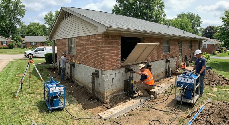 Foundation Releveling in Fremont, NE