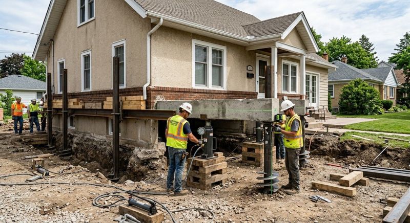 Foundation Releveling in Fremont, NE