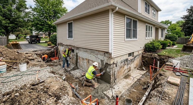 Foundation Renovation in Fremont, NE