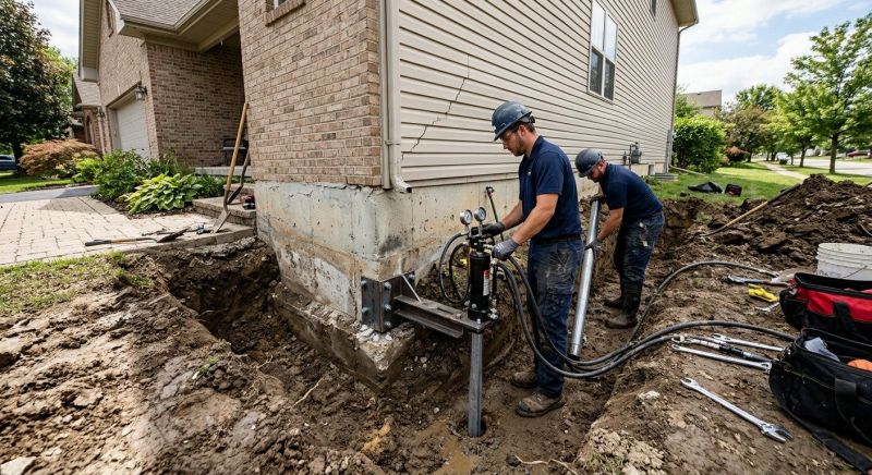 Foundation Settlement Repair in Fremont, NE