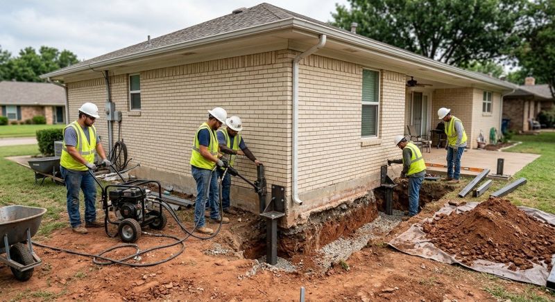 Foundation Stabilizing in Bennington, NE