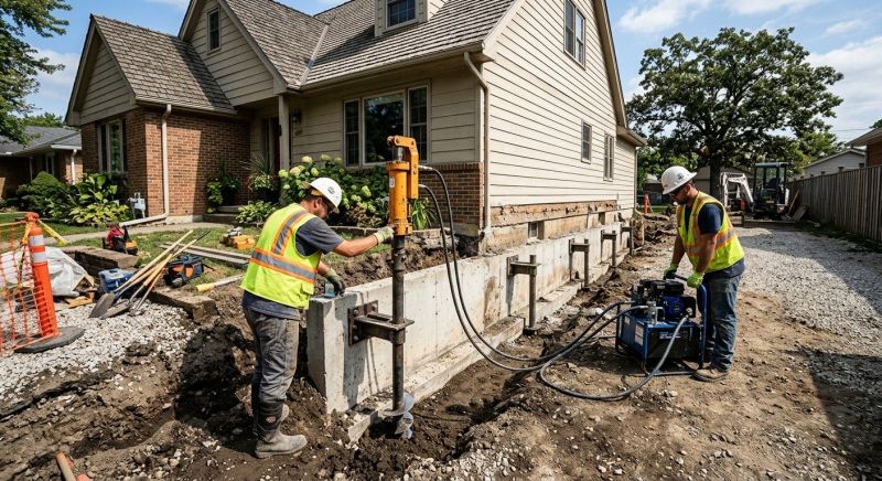 Foundation Stabilizing in Fremont, NE