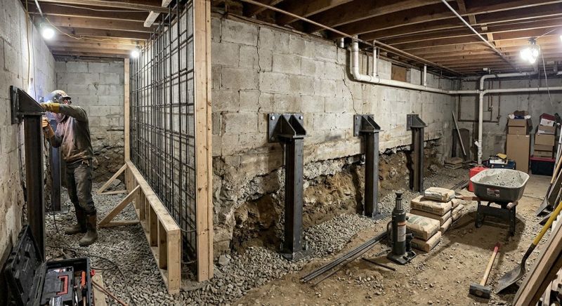 Foundation Stabilizing in Memphis, NE