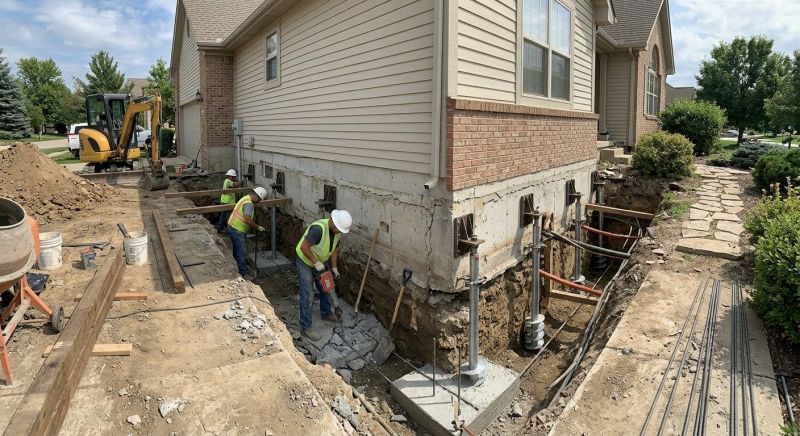 Foundation Underpinning in Fremont, NE