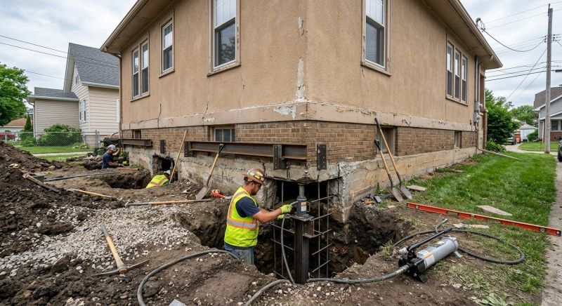 Foundation Underpinning in Fremont, NE
