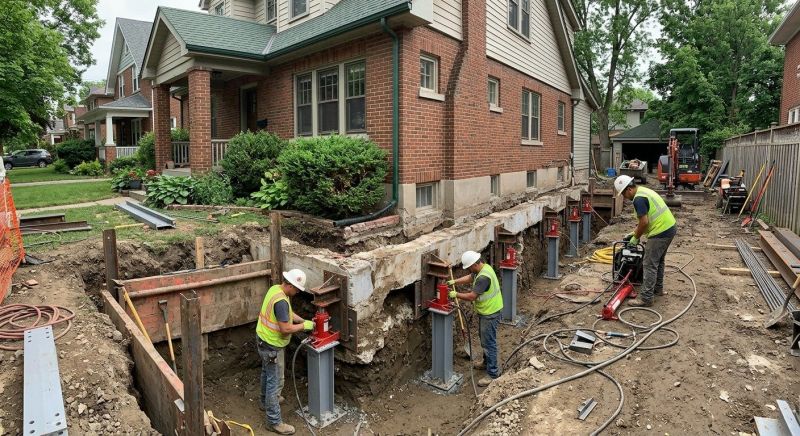 Foundation Underpinning in Fremont, NE