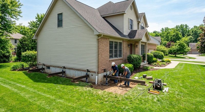 House Foundation Leveling in Fremont, NE