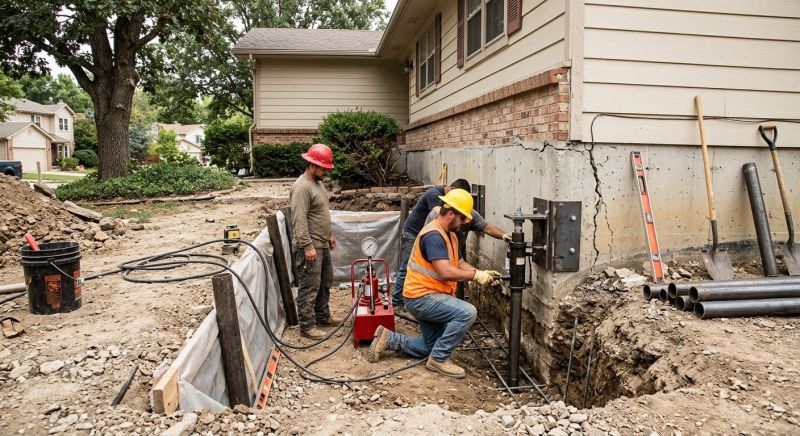 Leaking Foundation Repair in Fremont, NE