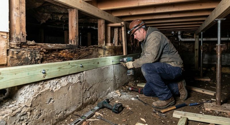 Sinking Foundation Repair in Elkhorn, NE