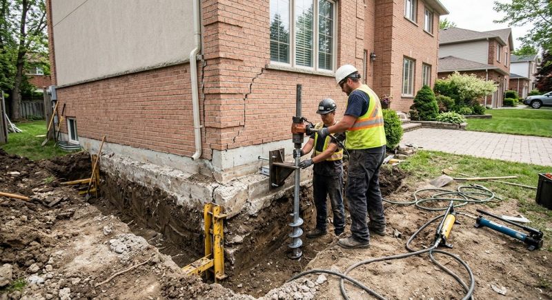 Sinking Foundation Repair in Fremont, NE