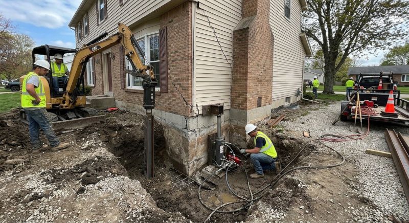 Sinking Foundation Repair in Fremont, NE