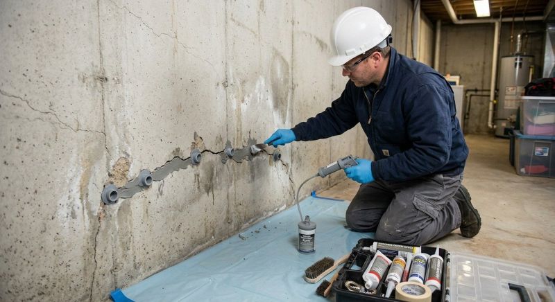 Structural Crack Repair in Fremont, NE